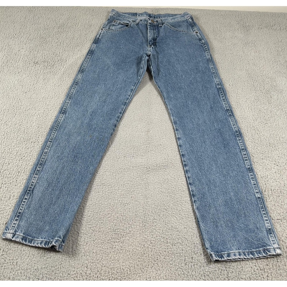 Wrangler‎ Jeans Mens 30x32 Blue Regular Fit Straight Leg Classic Denim Pants